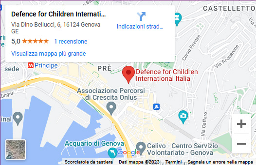 Genova Via Bellucci 4-6 mappa
