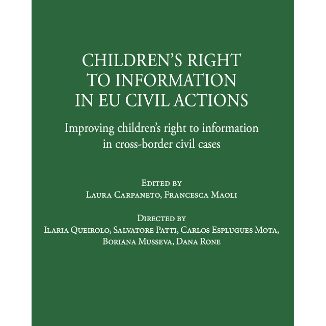 Children’s rights to information in EU civil actions