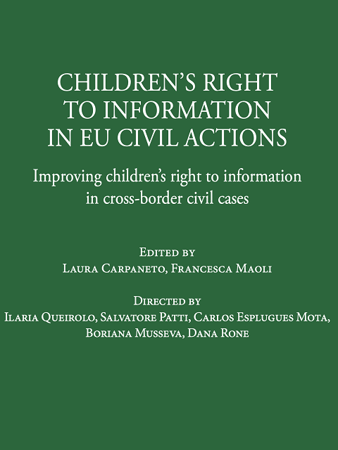 Children’s rights to information in EU civil actions